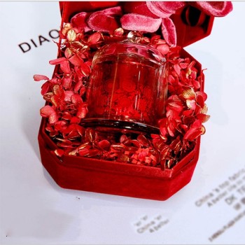 Lovely gift box dome candle natural soy wax home decoration scented candle jar