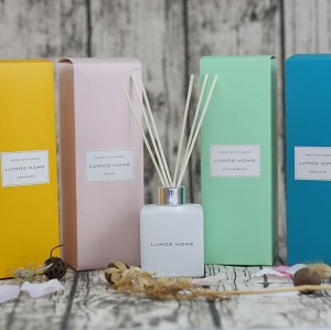 HOT Selling scented candles & reed diffuser fragrance gift set with glass bottle