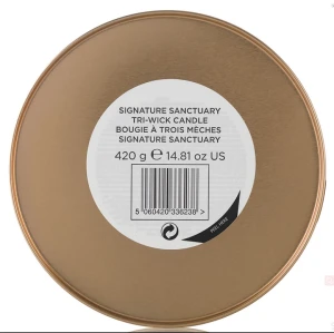 Manufacture custom spa travel metal jar scented candle