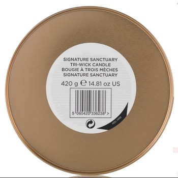 Manufacture custom spa travel metal jar scented candle