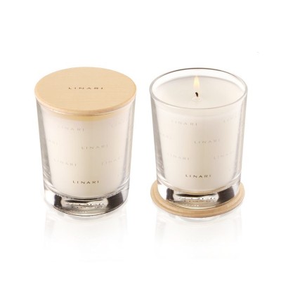 China Factory Scented Soy Wax Candle with Wood Lid  in Glass Jar with High End Gift Box