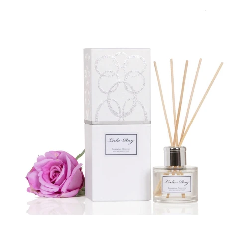 Home decorative fragrance reed diffuser with colorful box