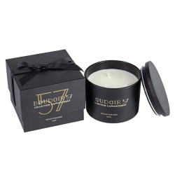 Whole sale high quality Scented Soy Candle with 3 wicks black jar