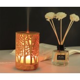 Carved Wooden Electric household indoor humidifier ultrasonic air aromatherapy essential oil diffuser
