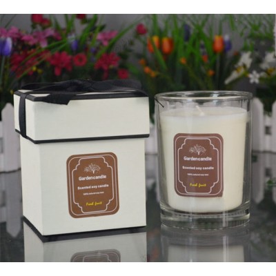 Wholesale Customized Handmade Natural Soy Candle in Glass with Gifts Box