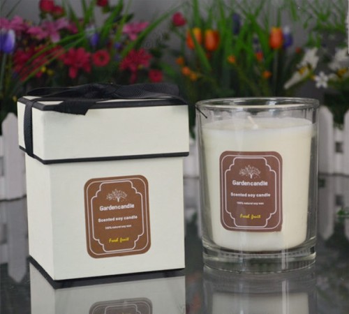 Wholesale Customized Handmade Natural Soy Candle in Glass with Gifts Box