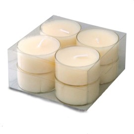 Wholesale Mini White Tealight Candles in PVC Box