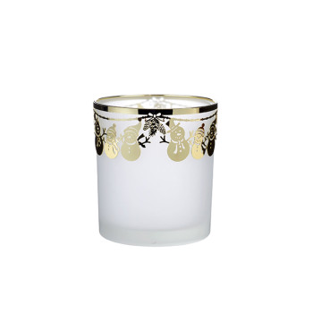 Hot selling modern luxury empty mini custom plated glass bottle holder