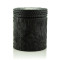 Selling carved decorative transprant candle jar with lid with Tealight candle wholesale