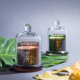 Lovely craft scented soy candle in domed jar with lid Luxury candle