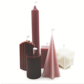 Custom home decorate natural scented soy wax pillar candle with private label scented candle maker