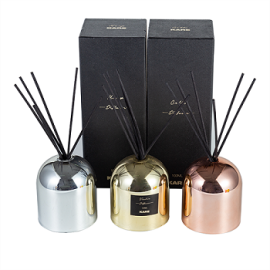 High quality rose gold domed aroma home decorate reed diffuser