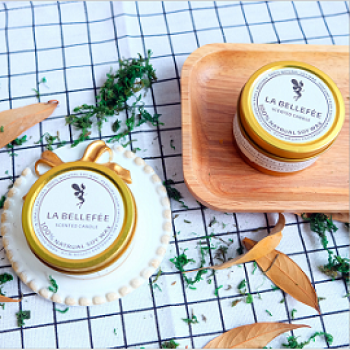 Metal tin candle container made in china scented soy candle