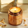 Luxury wedding craft golden scented candle glass jar candle holder