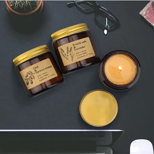 Wholesale retro Aroma Candle Luxury Soy Wax Scented Candle Factory organic candles