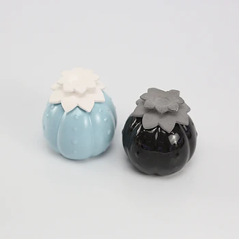 Ceramic Aroma Stone flower Bottle Reed Diffuser For Home Decor