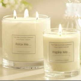 Decorative wholesale wedding fancy luxury three wick white glass jar candle with wooden box