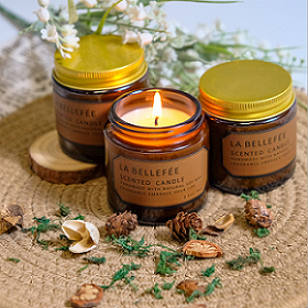 Wholesale luxury Vintage candle jar aromatherapy soy aroma candle scented
