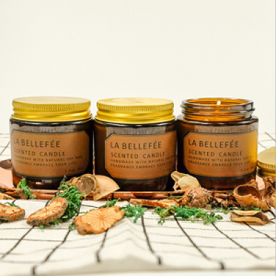 Wholesale luxury Vintage candle jar aromatherapy soy aroma candle scented