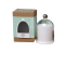 Golden domed scented jar candle for decoration
