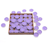 Home decor unscented decorated tealight candle