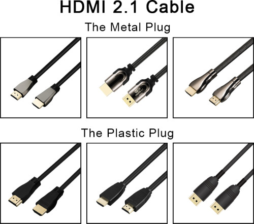 Ultra High Speed HDMI 2.1 Cable YUV444 8K@60Hz 4K@120Hz 48Gbps 4320P HDMI Cable for HDTV, PS4