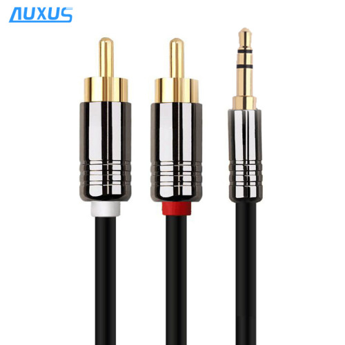 Best quality 3.5mm to 2 rca cable aux cable for car