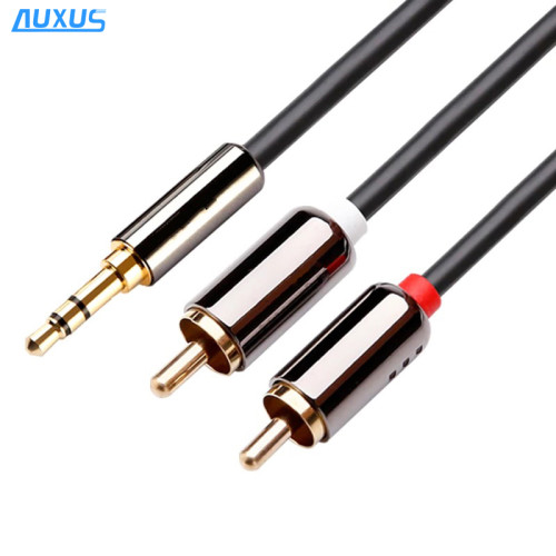 Best quality 3.5mm to 2 rca cable aux cable for car