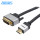 High end design dvi to hdmi cable with alu head for computer