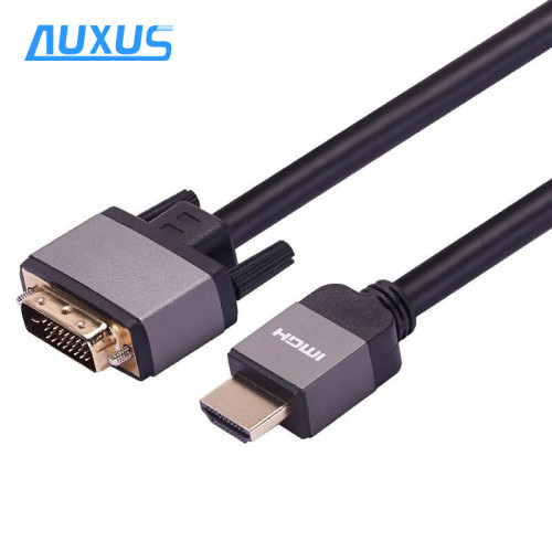 High end design dvi to hdmi cable with alu head for computer