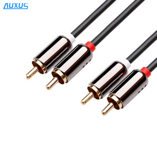 High end 2 rca to 2 rca cable male to male japan av out cable