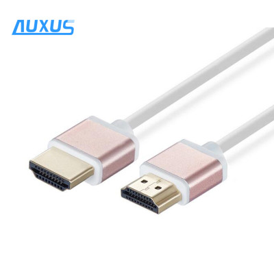 Metal Slim thin HDMI Cable with Ethernet support 4K*2K 1080P, 3D