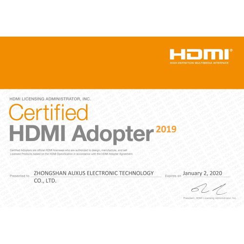 Certified HDMI Adopter