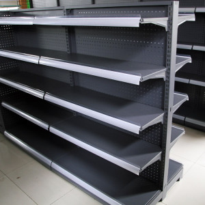 100% Good Quality Omnibearing Display Metal Shelf Used In Retail Supermarket And Store