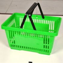 Recycled hand carry shopping basket