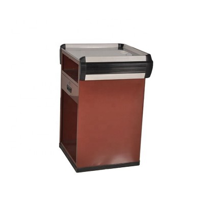 Shop supermarket cash table checkout counter for sale
