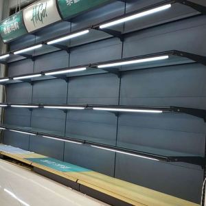 Small metal rack strong supermarket display shelf