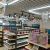 Metal supermarket shopping display shelves rack