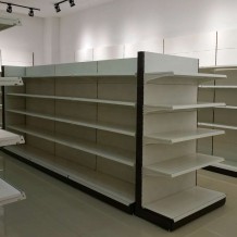 CRS convenience grocery corner shelves display store shelf