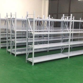 4 tier good all purpose slotted angle structure light duty metal warehouse steel storage rack