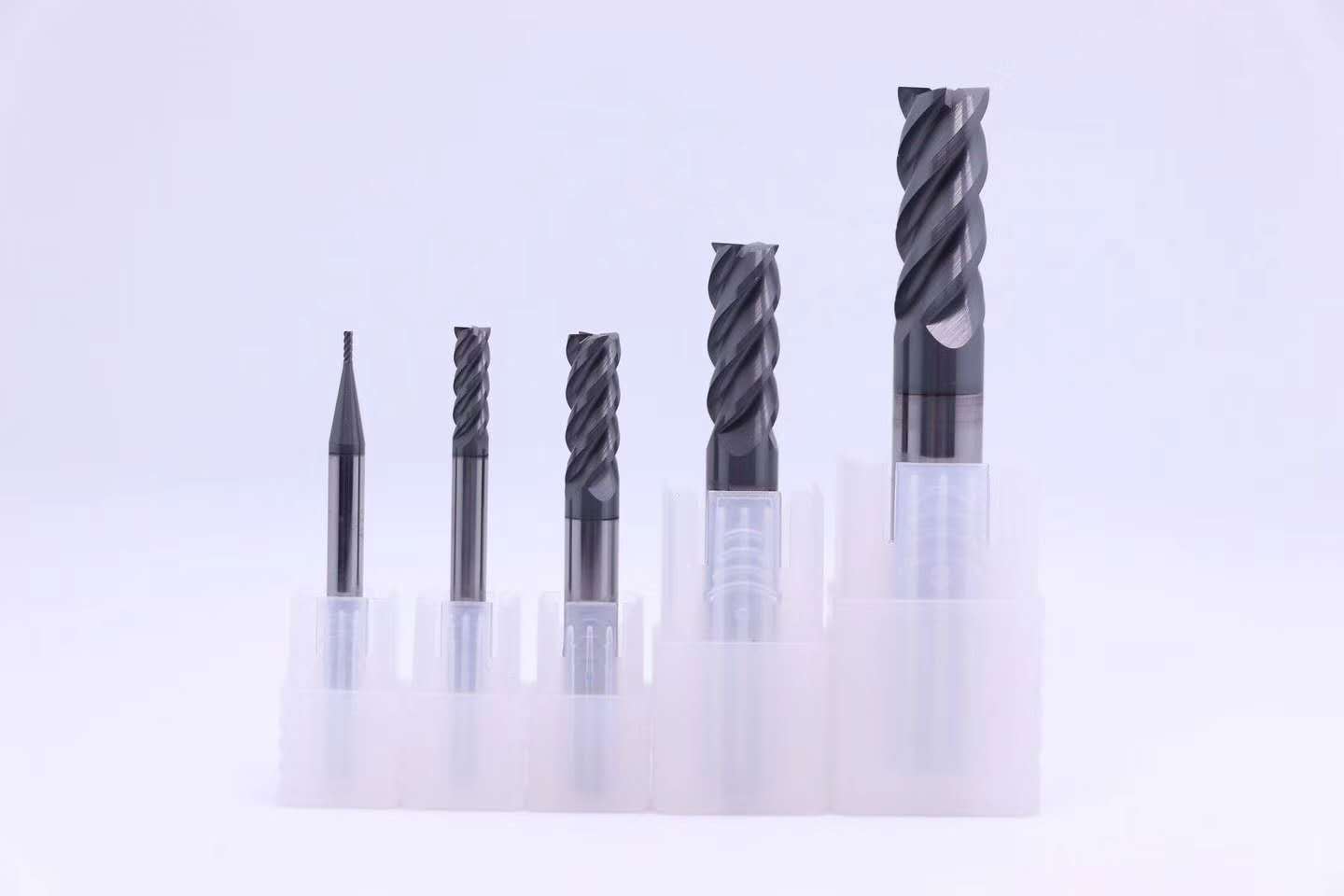 Solid carbid endmills HRC55 for steel 