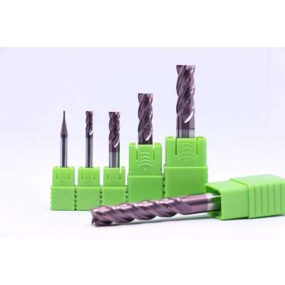 Solid carbid endmills HRC55 for steel