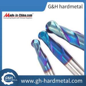 Solid Carbide Ballnose End Mill with Nano Coating
