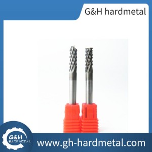Diamond end mill tools for cutting carbon fiber