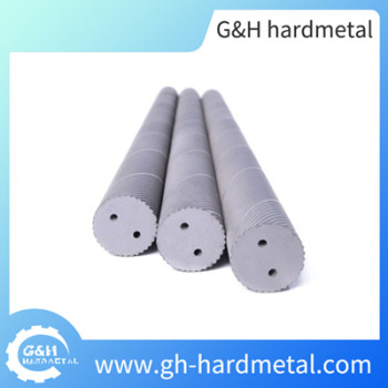 Tungsten Carbide Rods with Two Straight Holes 330mm