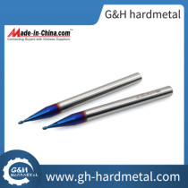 Solid Carbide Ball Nose Micro Grains HRC60 End Mill