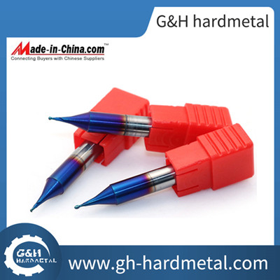 Ultra Micro Grain Carbide Ballnose End Mills for High Hardness Steel