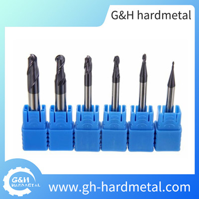 Solid carbid endmills HRC55 for steel