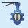 BUTTERFLY VALVE through shaft without pin valve