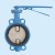 Butterfly Valve half shaft without pin valve